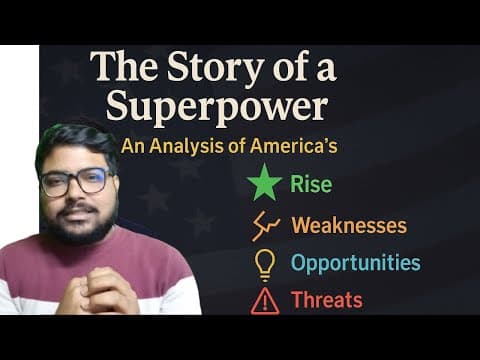 মহাশক্তির গল্প: আমেরিকার উত্থান, দুর্বলতা, সম্ভাবনা ও হুমকির বিশ্লেষণ | SWOT Analysis of USA